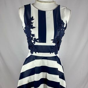 Beautiful boutique dress Blue and White by Joaquín Blanco